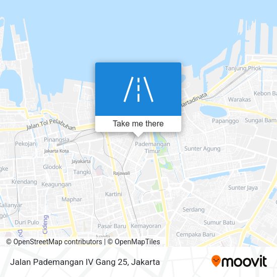 Jalan Pademangan IV Gang 25 map