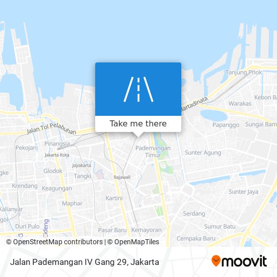 Jalan Pademangan IV Gang 29 map