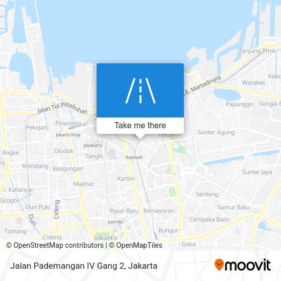 Jalan Pademangan IV Gang 2 map