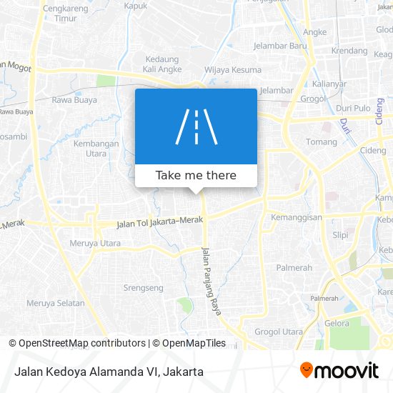 Jalan Kedoya Alamanda VI map