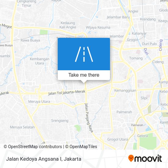 Jalan Kedoya Angsana I map