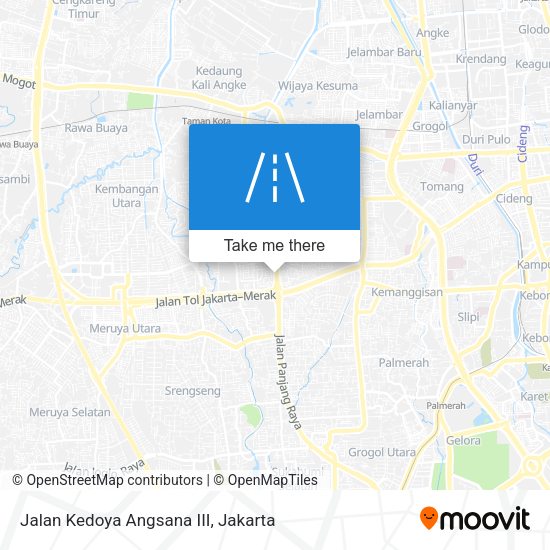 Jalan Kedoya Angsana III map