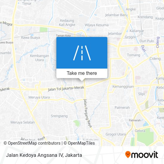 Jalan Kedoya Angsana IV map