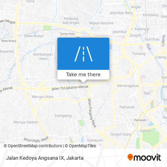 Jalan Kedoya Angsana IX map