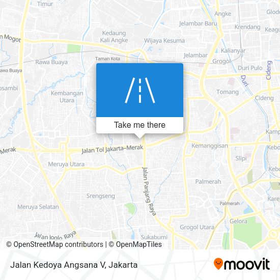 Jalan Kedoya Angsana V map