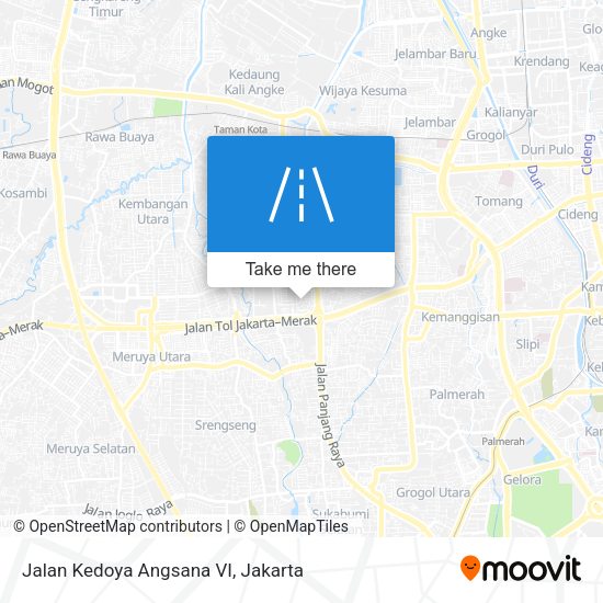 Jalan Kedoya Angsana VI map