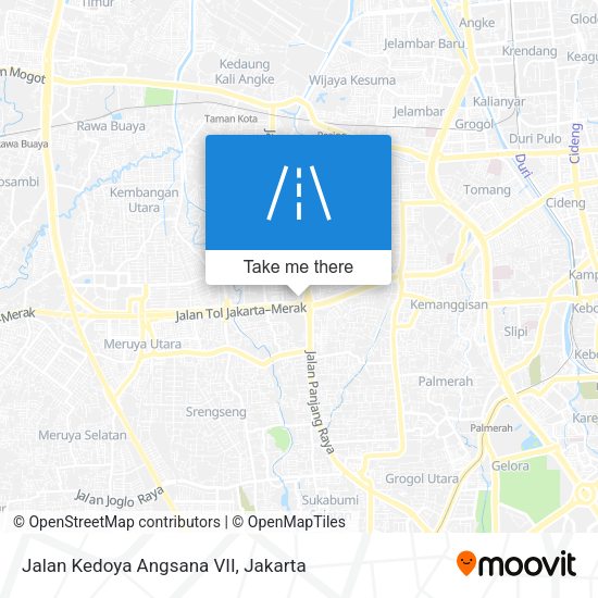 Jalan Kedoya Angsana VII map