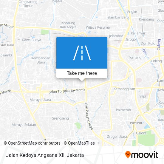 Jalan Kedoya Angsana XII map