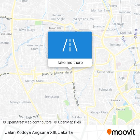 Jalan Kedoya Angsana XIII map