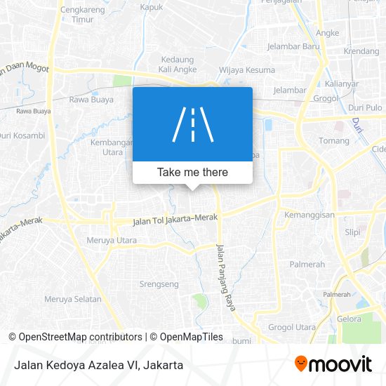 Jalan Kedoya Azalea VI map