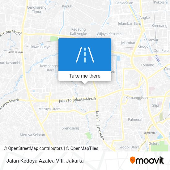Jalan Kedoya Azalea VIII map