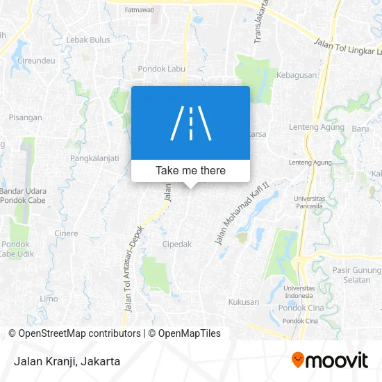 Jalan Kranji map