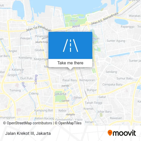 Jalan Krekot III map
