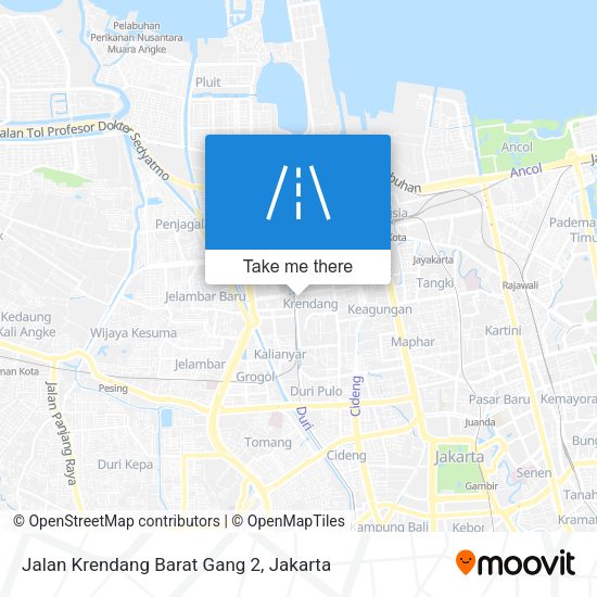 Jalan Krendang Barat Gang 2 map