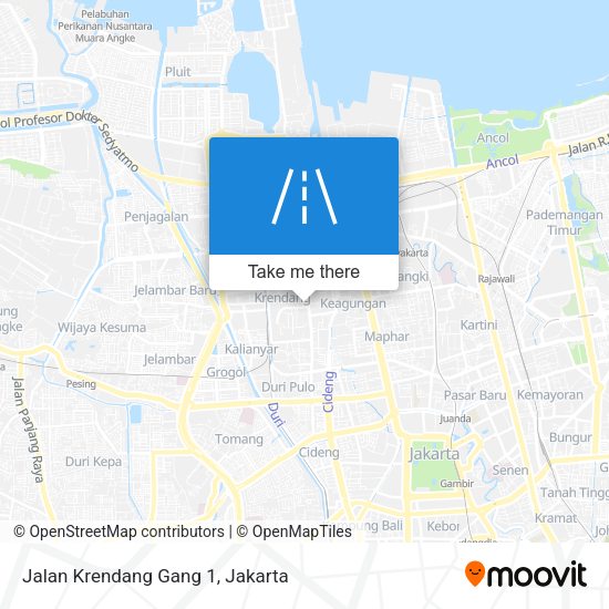 Jalan Krendang Gang 1 map