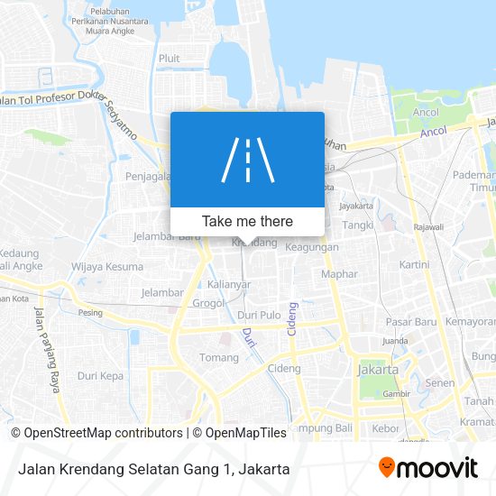 Jalan Krendang Selatan Gang 1 map