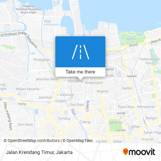 Jalan Krendang Timur map