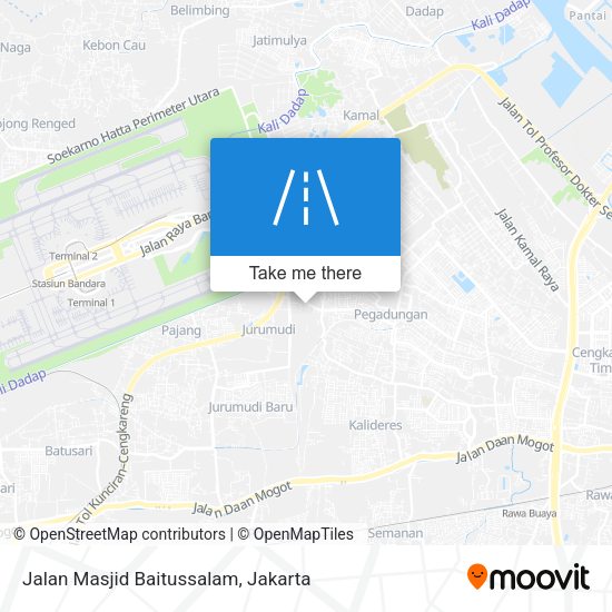 Jalan Masjid Baitussalam map