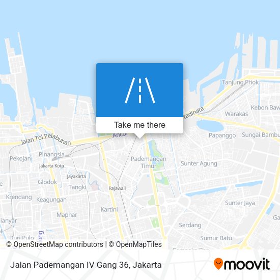 Jalan Pademangan IV Gang 36 map