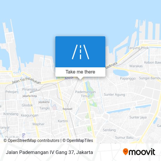 Jalan Pademangan IV Gang 37 map