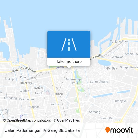 Jalan Pademangan IV Gang 38 map