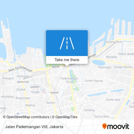 Jalan Pademangan VIII map