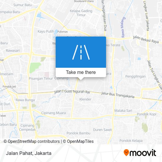 Jalan Pahat map