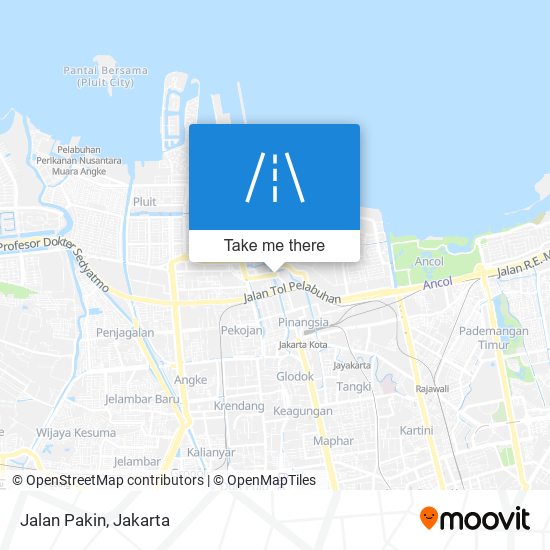 Jalan Pakin map