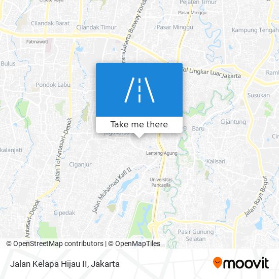 Jalan Kelapa Hijau II map