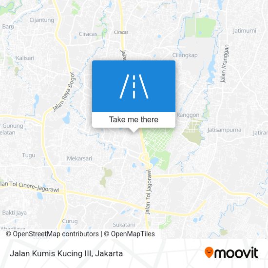 Jalan Kumis Kucing III map