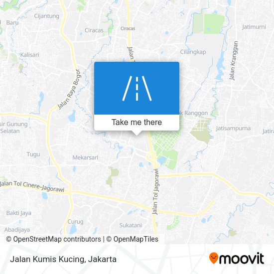 Jalan Kumis Kucing map