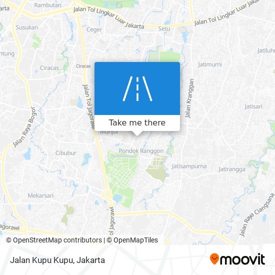 Jalan Kupu Kupu map