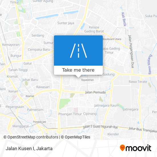 Jalan Kusen I map