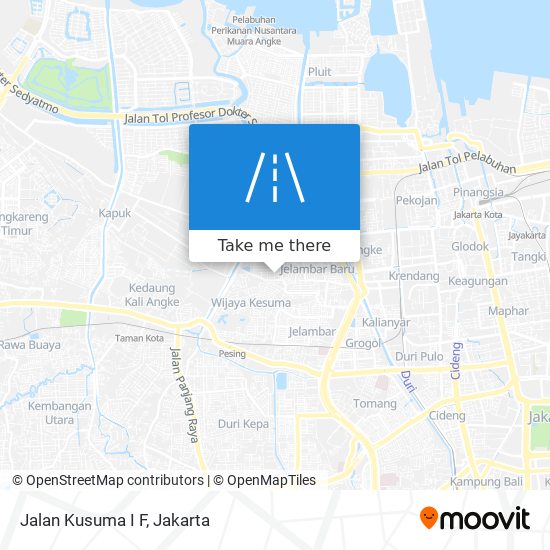 Jalan Kusuma I F map