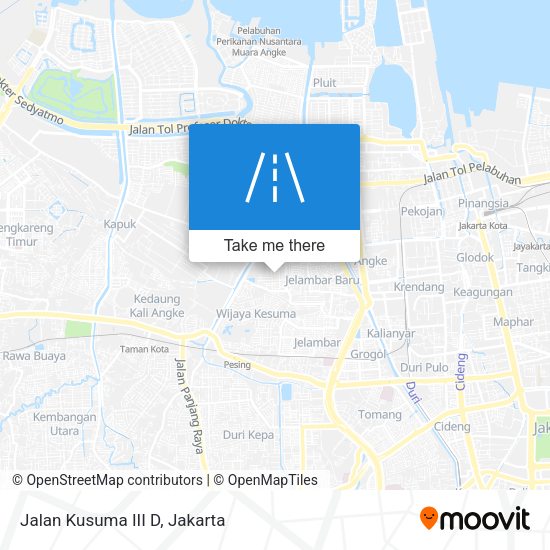 Jalan Kusuma III D map