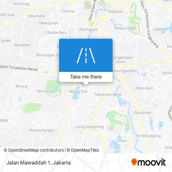 Jalan Mawaddah 1 map