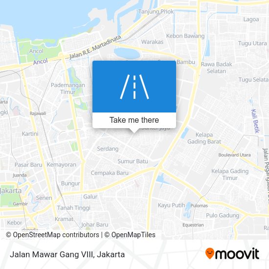Jalan Mawar Gang VIII map