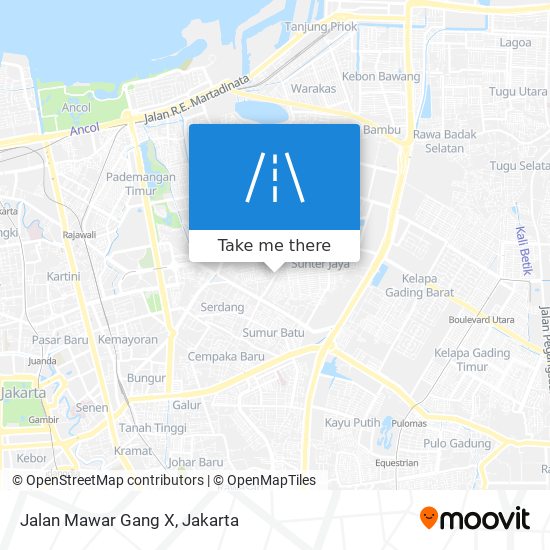 Jalan Mawar Gang X map