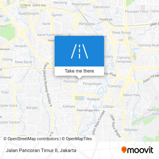 Jalan Pancoran Timur II map