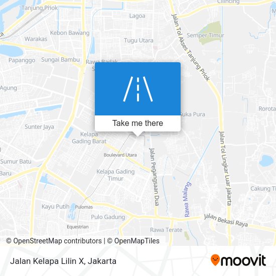 Jalan Kelapa Lilin X map
