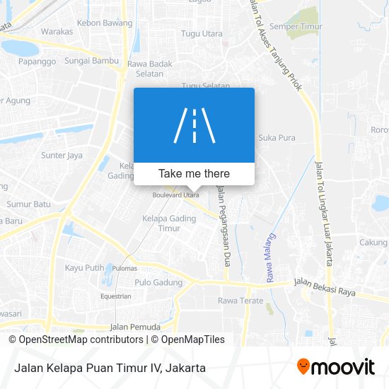 Jalan Kelapa Puan Timur IV map