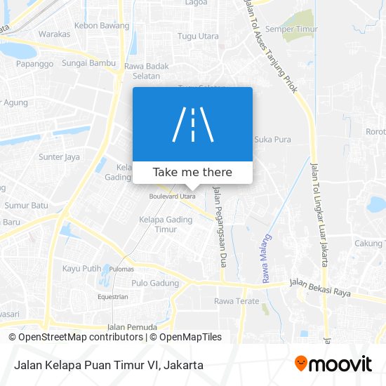 Jalan Kelapa Puan Timur VI map