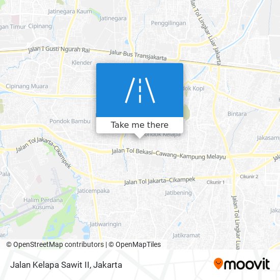 Jalan Kelapa Sawit II map