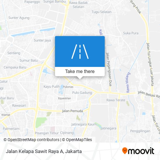 Jalan Kelapa Sawit Raya A map