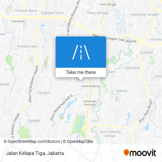 Jalan Kelapa Tiga map