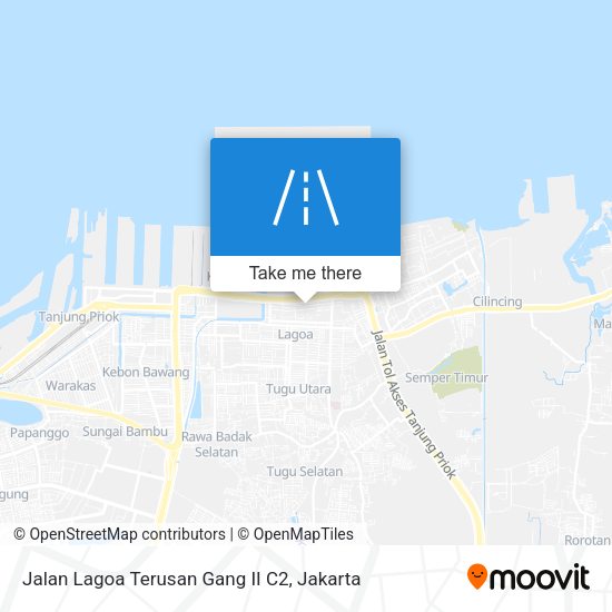 Jalan Lagoa Terusan Gang II C2 map