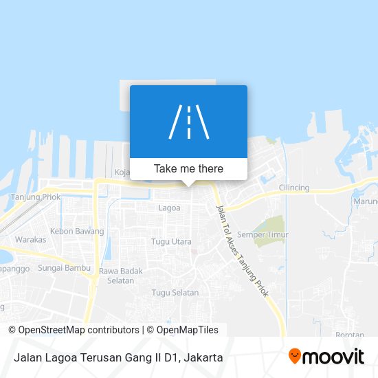 Jalan Lagoa Terusan Gang II D1 map