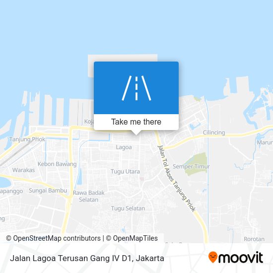 Jalan Lagoa Terusan Gang IV D1 map