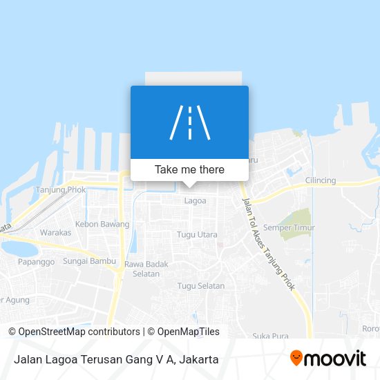 Jalan Lagoa Terusan Gang V A map