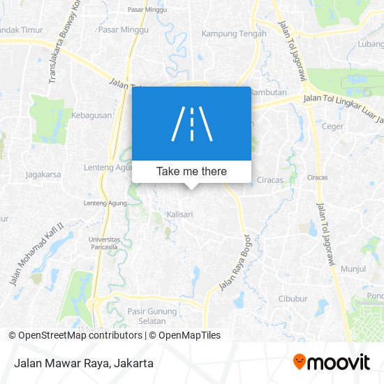 Jalan Mawar Raya map